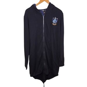 Universal Studios Harry Potter Ravenclaw Robe Zip Up Jacket Hoodie Size Medium